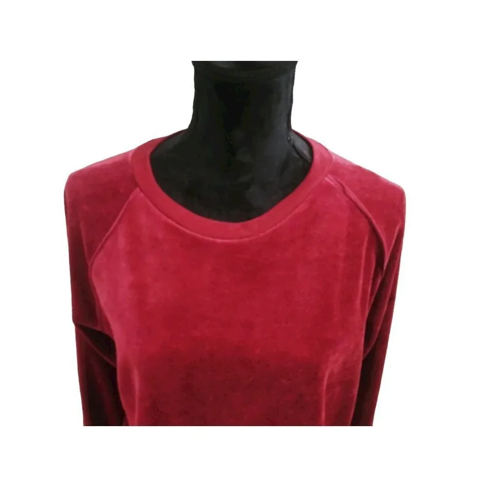 NWT Women's‎ Knox Rose Soft Rib Knit Cuffed Long Sleeve Sweatshirt